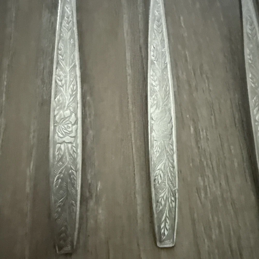 ROGERS Stanley‎ Roberts GRANATA Vintage Stainless Flatware 8 Pc Lot Spoons